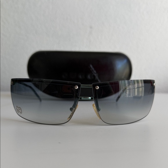 GUCCI Vintage Gradient Sunglasses with Crystals (Y2K)